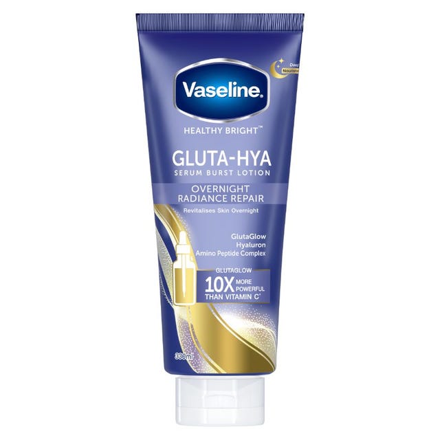 Vaseline® Gluta-Hya Serum Burst Lotion Overnight Radiance Repair